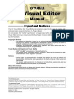Yamaha VL Visual Editor Manual