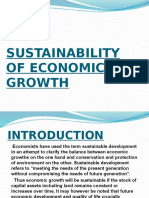 sustainability of economic growth