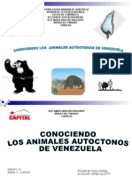 Animales Autóctonos de Venezuela