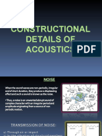 Contructional Details in Acoustics