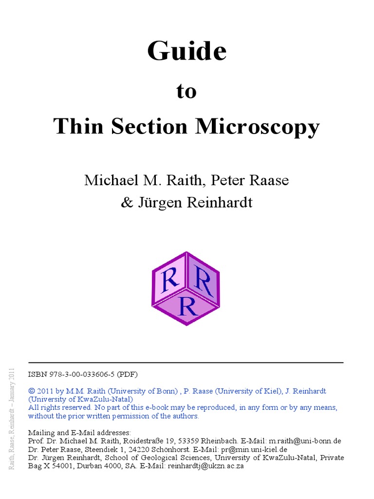 Thin Section Microscopy Guide | PDF | Lens (Optics) | Aperture