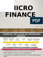 Micro Finance: Shyam Choudhary 14117069