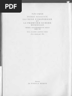 Pierre Renouvin - Evropska Kriza I Prvi Svetski Rat | PDF