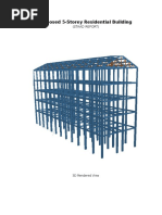 Proposed 5-Storey Residential Building: (Staad Report)