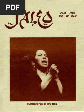 Jaleo 1986 Fall Flamenco Puro New York