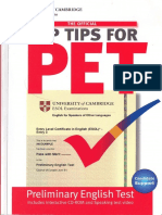 Top Tips For PET Paperback With CD-ROM - Cambridge Esol