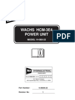 HCM-3E4 Hydraulic Power Unit Owner Manual