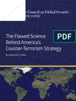 Flawed Science Behind US CT Strategy