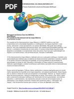 Dia Internacional Da Língua Materna 2017