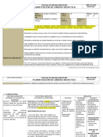 Ejemplo de Planificación Unidad Didactica para 10° de EGB Ecuador