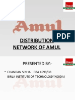 Distribution Network of Amul