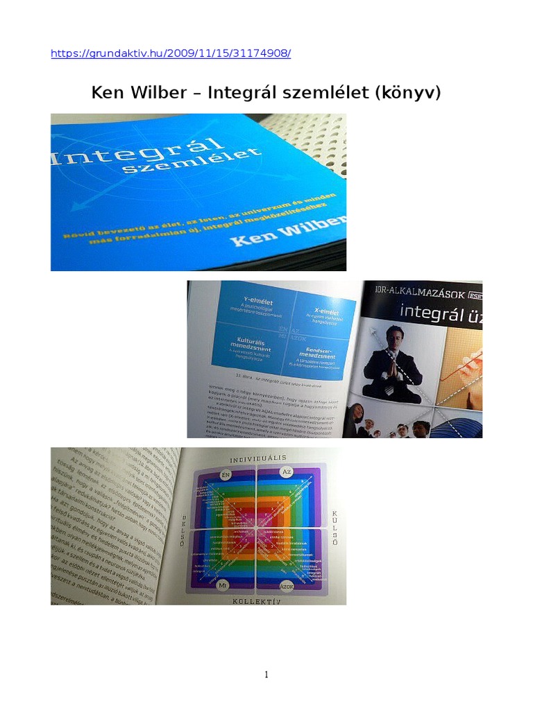 Ken Wilber - Integrál Szemlélet (Könyv) | PDF