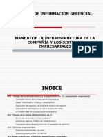 Sistemas de Información Gerencial - Infraestructura