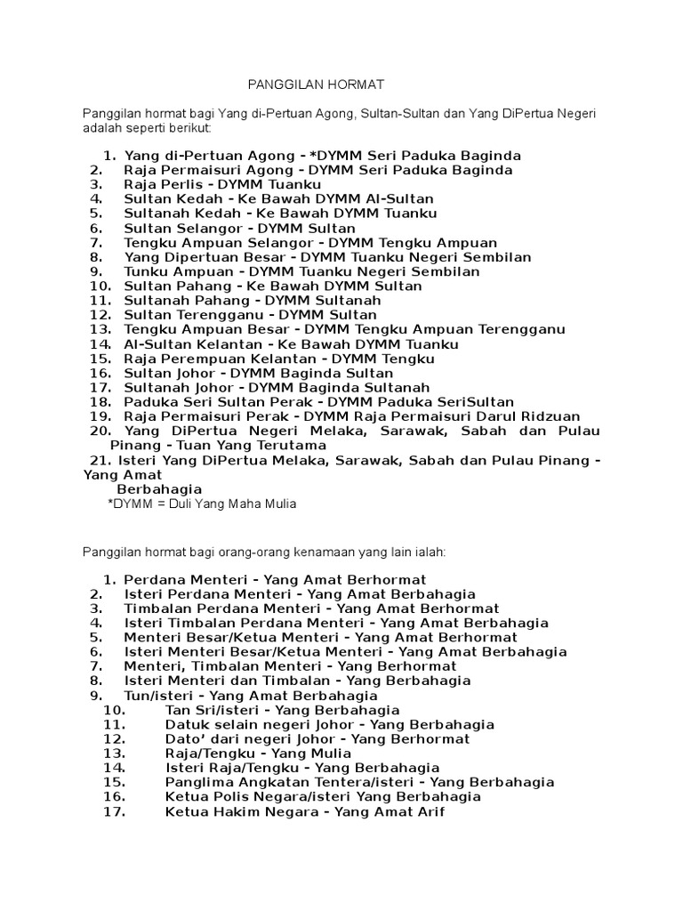 Panggilan Hormat Pdf
