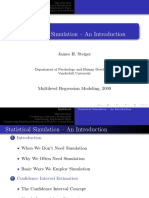 Statistical Simulation - An Introduction: James H. Steiger