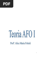 Teoria AFO I