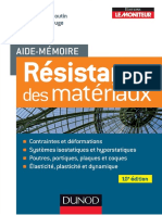 Aide Mémoire Résistance Des Matériaux 10 e Edition - Dunod PDF
