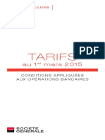 Brochure Tarifaires 2015
