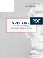 Organize for Action Indivisible Guide to Disrupt Meetings and Protest
