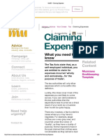 TheMU - Claiming Expenses