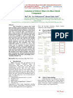 Causes & Preventation of Defects (Burr) in Sheet Metal Component PDF