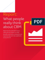 Report What People Really Think About CRM2