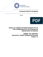 8 Gestion Catalogo Servicio ITILv 3