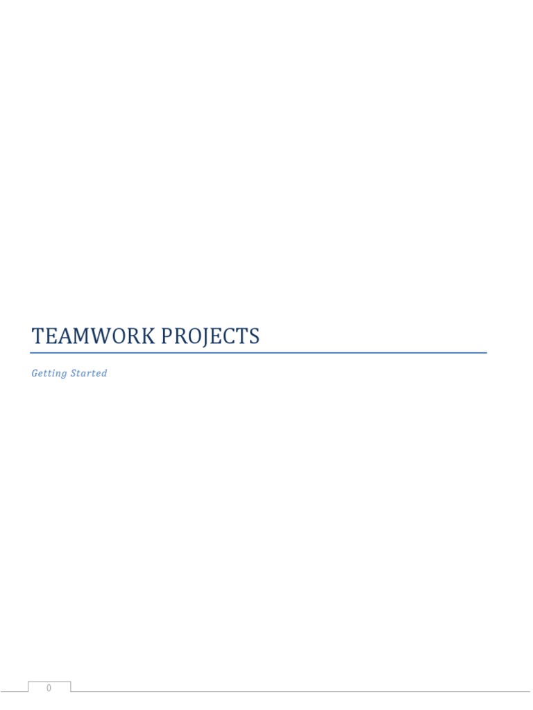 Teamwork Projects Guide: Getting Started | PDF | Google Chrome ...