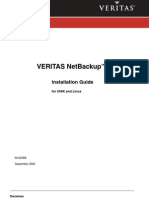 NetBackup 6.0 Installation Guide for UNIX and Linux.