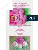 Instructions-Paper Flowers PDF