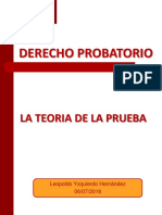 Teoria de La Prueba Derecho Procesal Civil