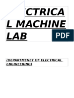 Electrica L Machine LAB