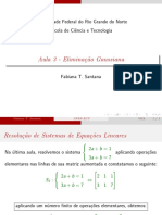 Aula 3 - Eliminao Gaussiana