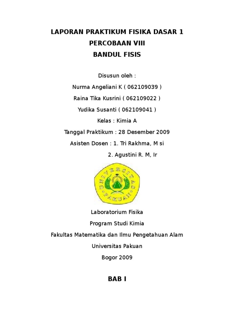 Bandul Fisis Baru