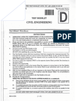Test Booklet Civil Engineering: T.B.C.: MKA-S-CEN