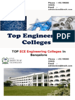 Top ECE Engineering Colleges in Bangalore