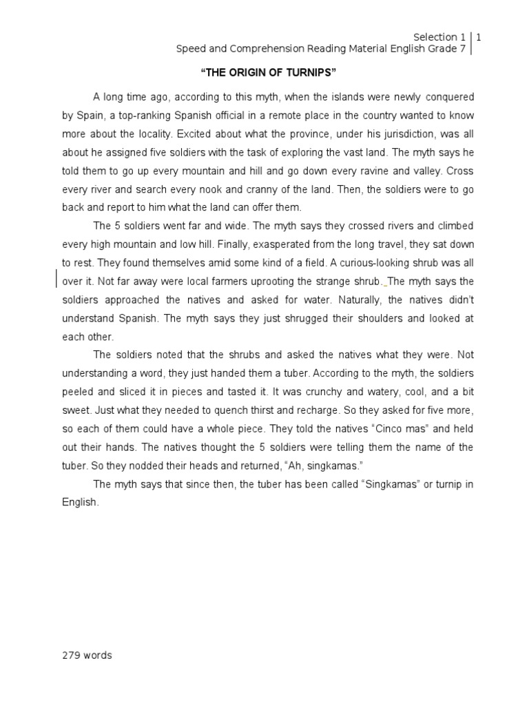 Origin of The Turnip PDF