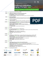 Programme - Arbitration - Conference - March 17