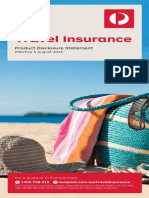 Auspost Travel Insurance PDS