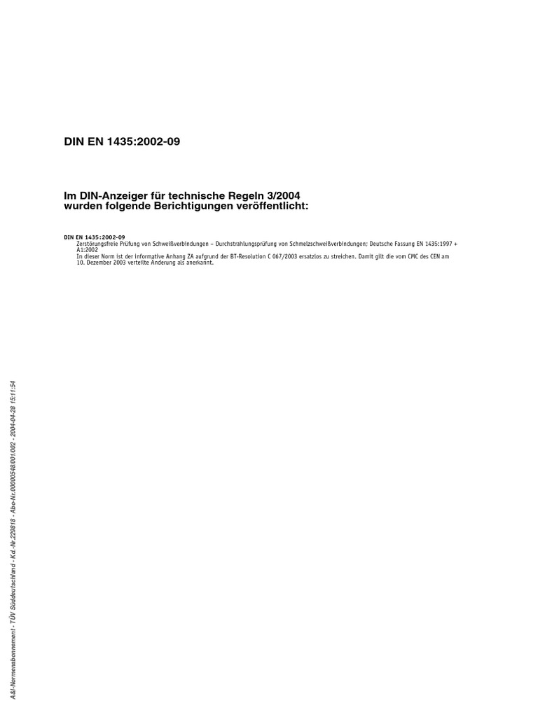 Din en 1435 | PDF