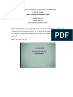 Power System Generation, Transmission and Distribution Prof. D. P. Kothari Indian Institute of Technology, Delhi