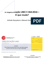 Especificação LNEC E464