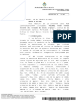 Casación Federal No Hizo Lugar A Pedido de Nulidad de César Milani