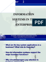 Information Systems in The Enterprise