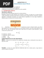 Resistencia Electrica Lab # 5