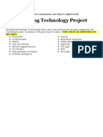 Emerging Technology Assignment and Rubric 2016 1