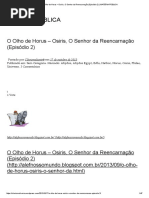 O Olho de Horus – Osiris, O Senhor Da Reencarnação (Episódio 2) _ MATÉRIA PÚBLICA