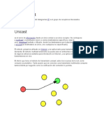 Multicast, Unicast, y Broadcast