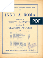 Inno A Roma - Puccini