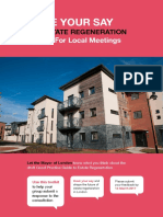 2017-02 Mayor of London - Estate Regeneration - Toolkit For Local Meetings